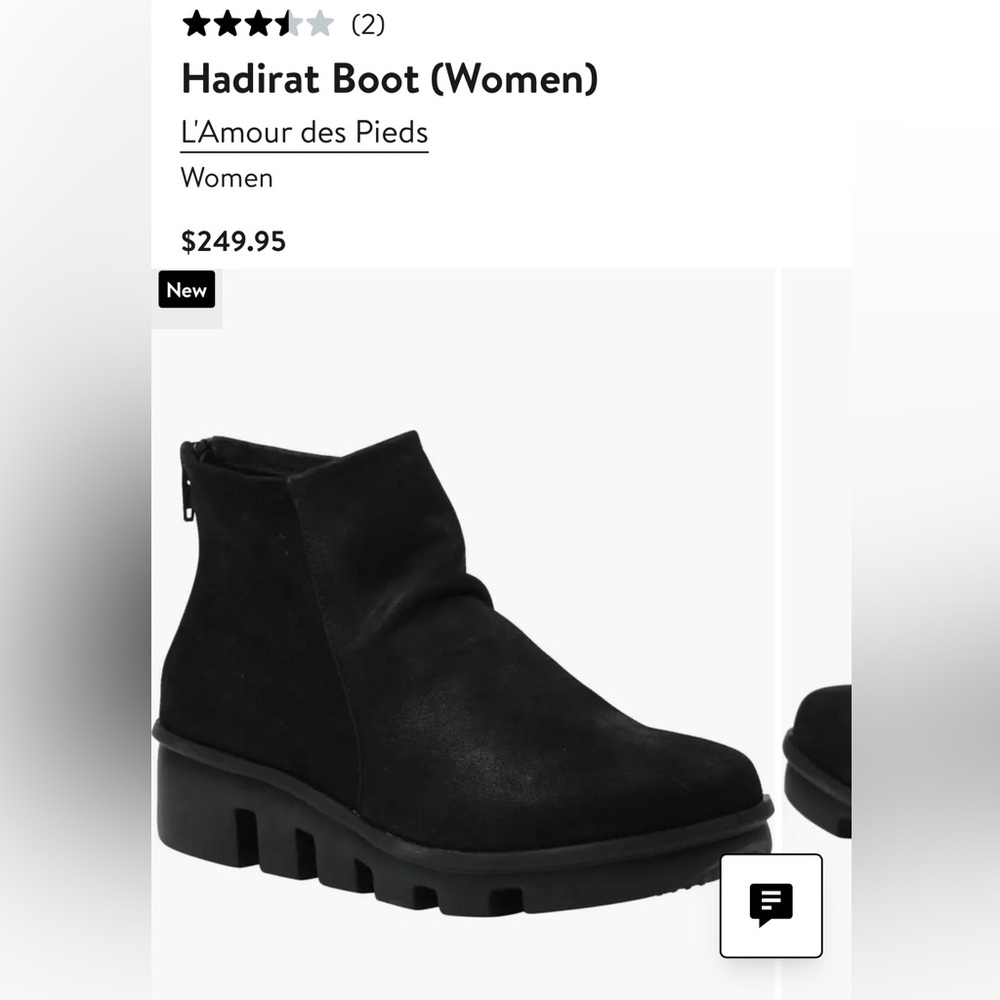 L'Amour des Pieds Black Leather Ankle Booties EUC
